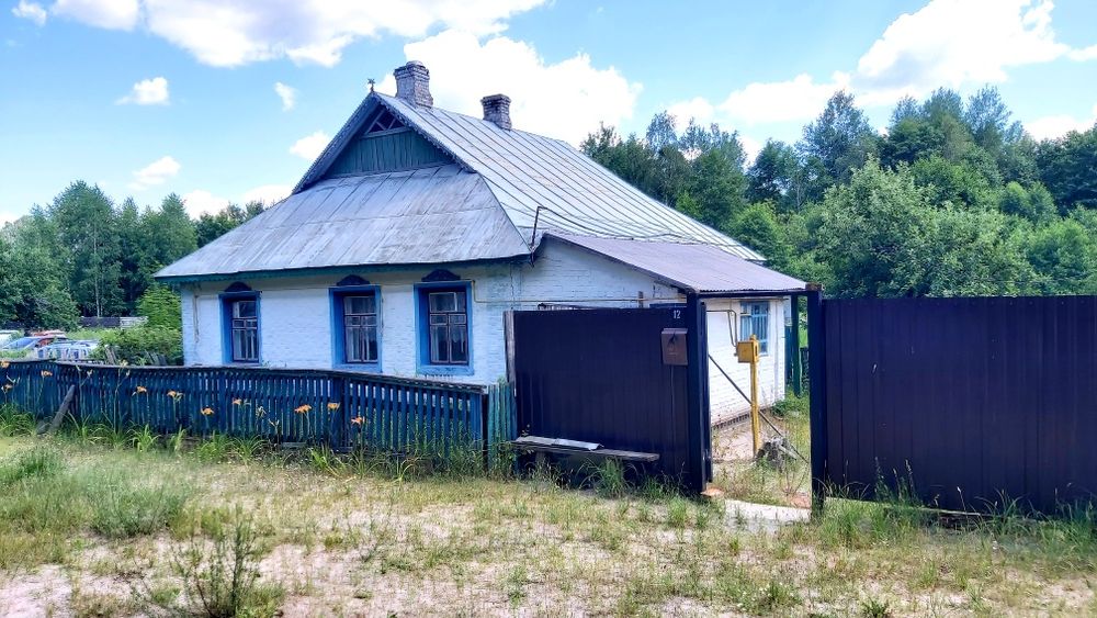 Будинок у ліса, з газом. Блакитні озера.