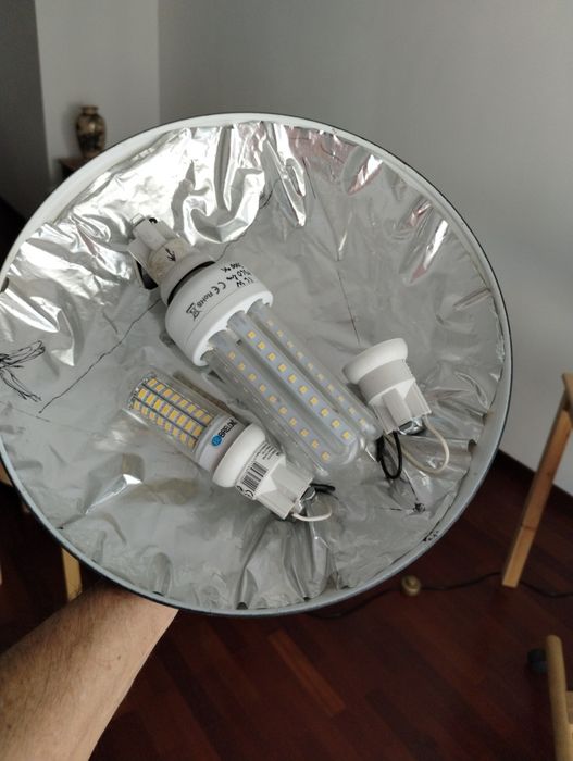 Candeeiro de pé baixo consumo