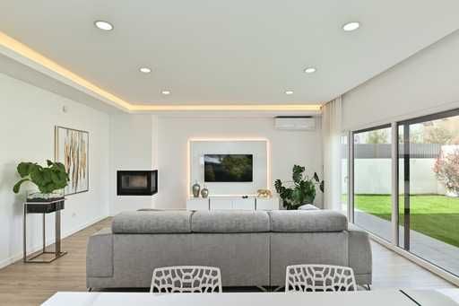 Móvel de sala e MDF com led para tv