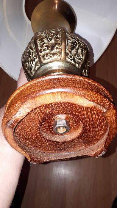 Lampa nocna mosiężna