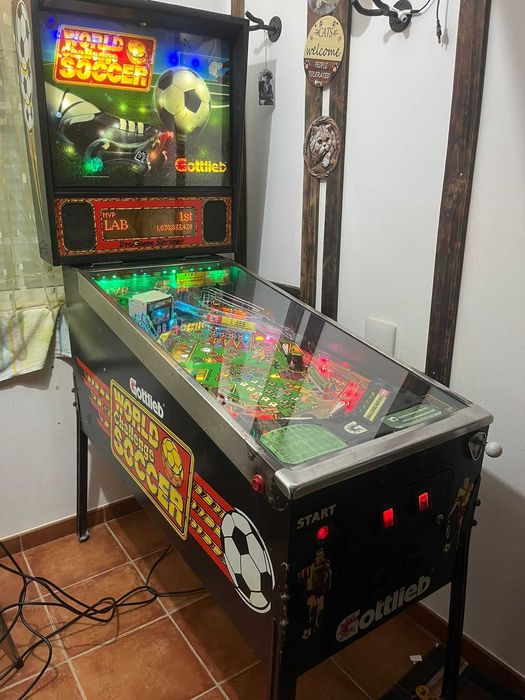 Máquina Pinball/Flipper Gottlieb World Challenge Soccer
