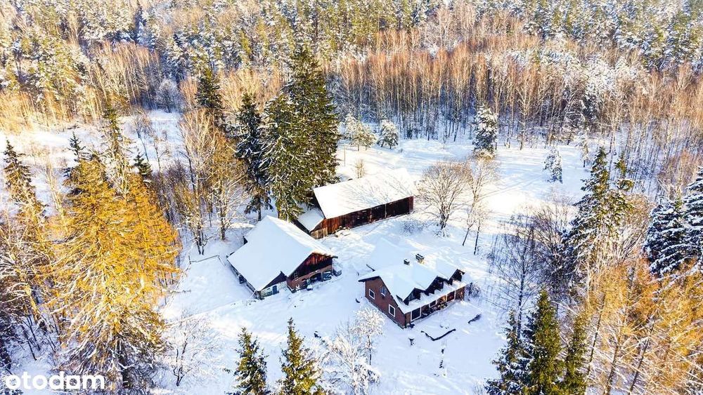 Leśniczówka na Warmii bez sąsiadów - siedlisko 16 hektarów