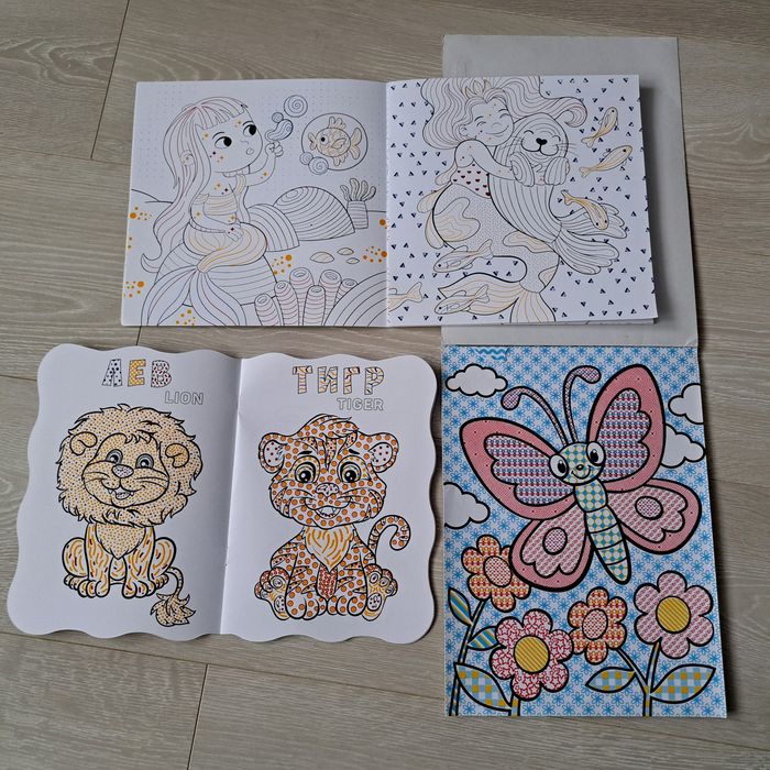 Розвиваючі пазли сортер дерев'яні планшет малювання олівці розмальовки