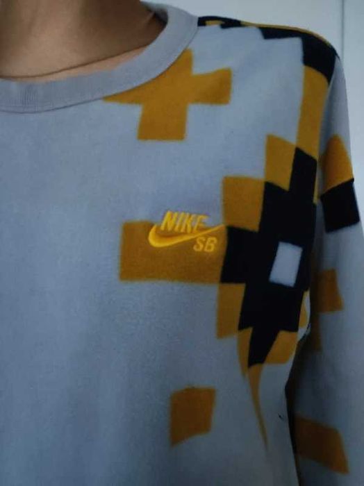 - Nike SB Icon Crew Nomad Wolf - Bluza skateboardowa r. S