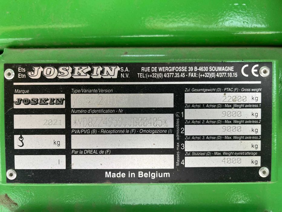 Przyczepa Joskin Drakkar