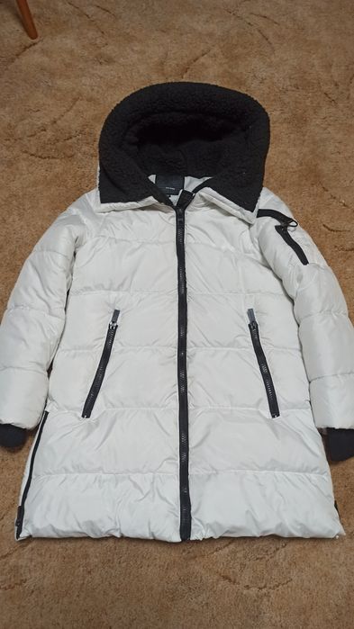 Зимние удлинённое куртка-полупальто