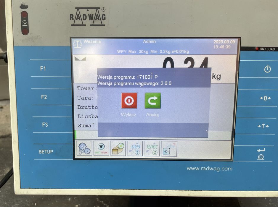 Waga RadWag 30 kg