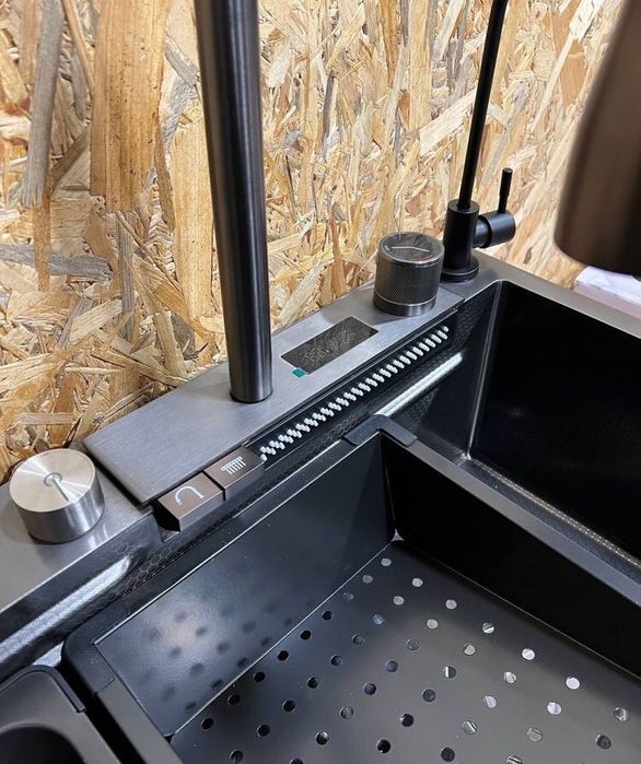 мойка кухонная раковина з нержавіючої сталі багатофункціональна мийка