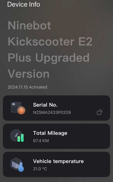 Ninebot Kickscooter E2 Plus