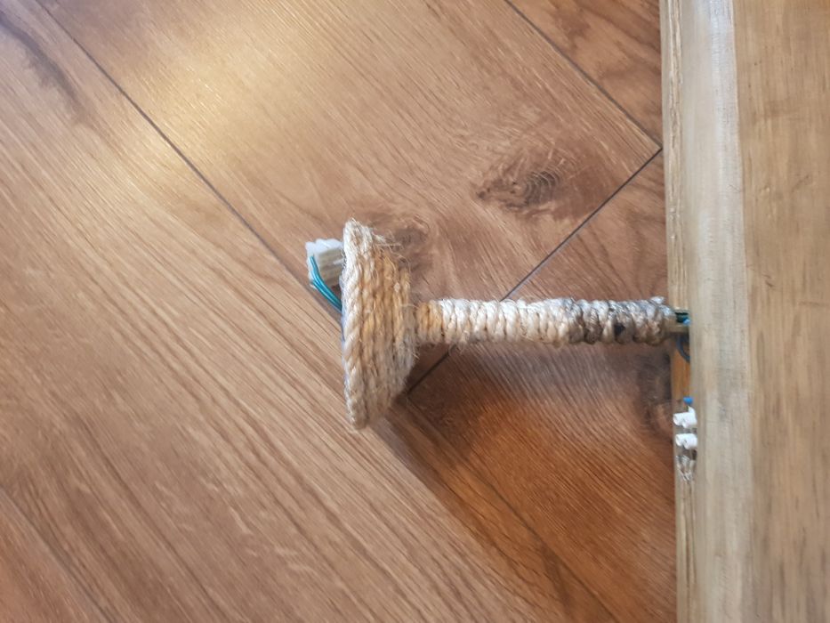 Lampa wisząca drewniana