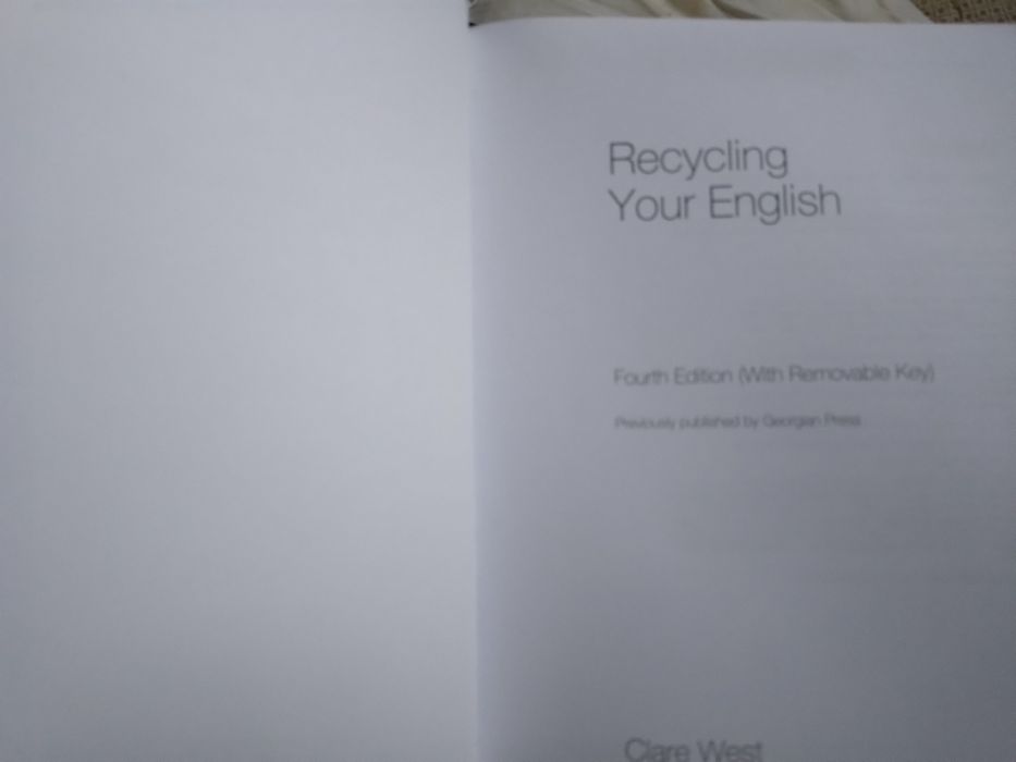 Recycling Your English Cambridge, zadania z kluczem