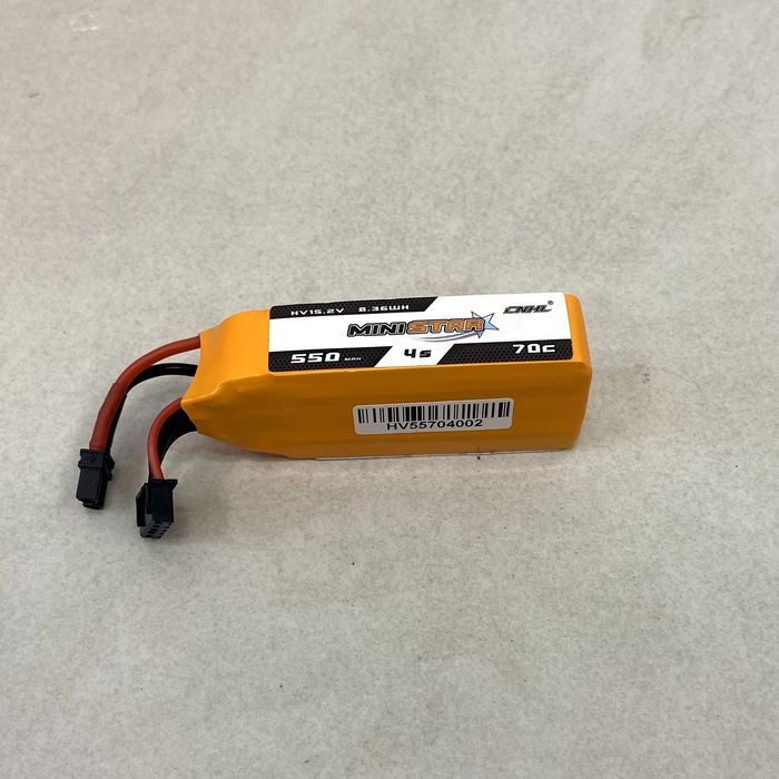 3x CNHL LiHV 4S 550mAh 15.2V HV 70C XT30 MiniStar