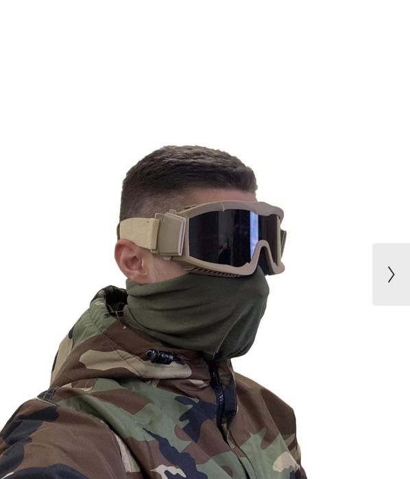 Балістична маска окуляри ударостійка зі змінними лінзами 3мм DaisySign