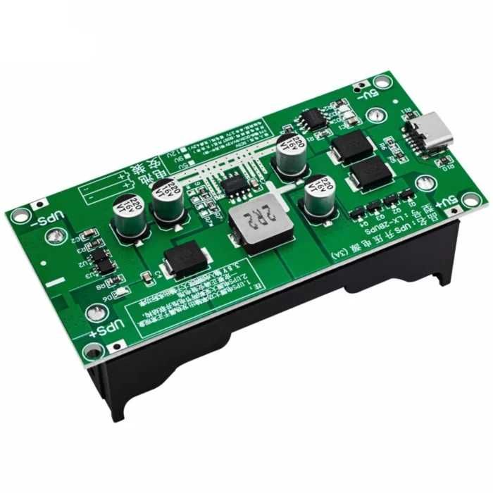 Модуль UPS/ИБП 12V/9V-5V на 2 Li-Ion 18650 –UPS/ИБП для роутера