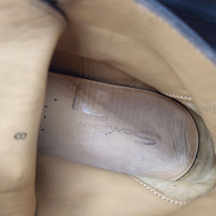 Оригінальні шкіряні туфлі Santoni, 8 (27 см), Італія