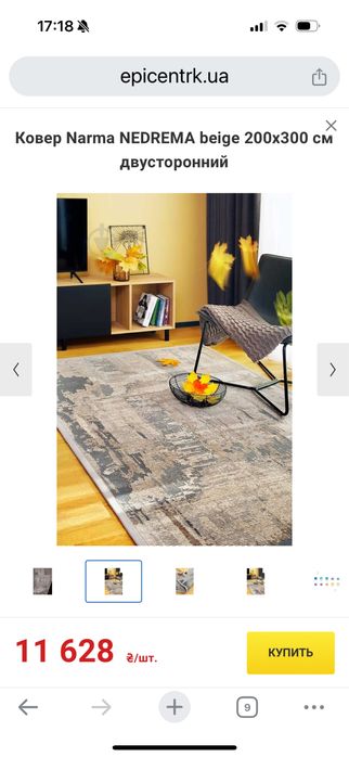 Килим розмір200на 300