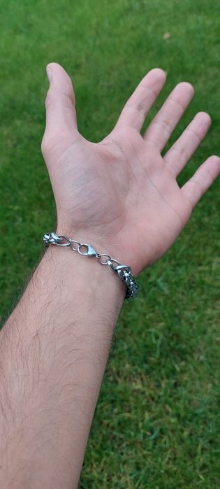 Браслет из нержавеющей стали "Byzantine Chain", 8мм