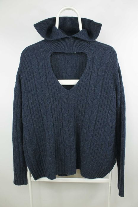 Преміальний вовняний светр Ballantyne Cable Knit Wool Sweater 44 Л