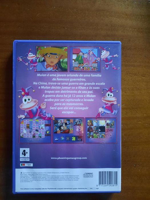 Jogo PlayStation 2 para crianças - Mulan (Disney)