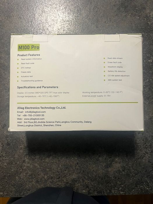 JDIAG Motorscan M100 Pro