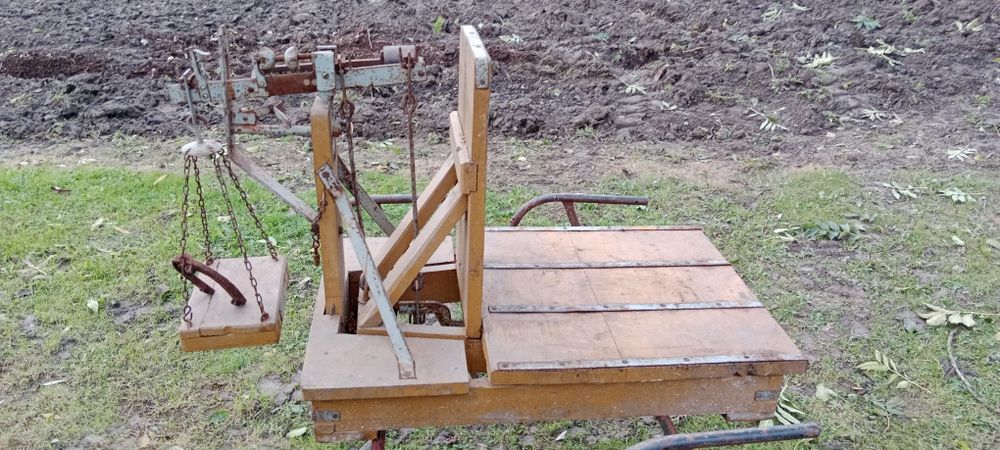 Waga szalkowa rolnicza dziesiętna PRL kolekcjonerska