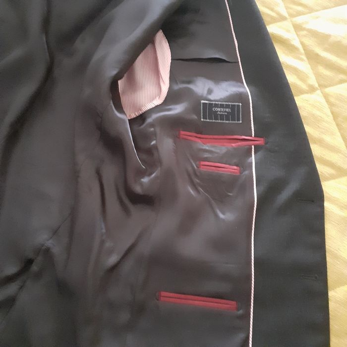 Fato cinzento escuro Cortefiel