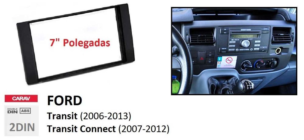 Rádio 2DIN • FORD Transit / Connect (1994 a 2013) • Android [4+64GB]