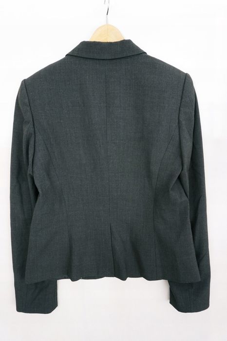 marynarka damska żakiet Calvin Klein szary slim biuro  M 38