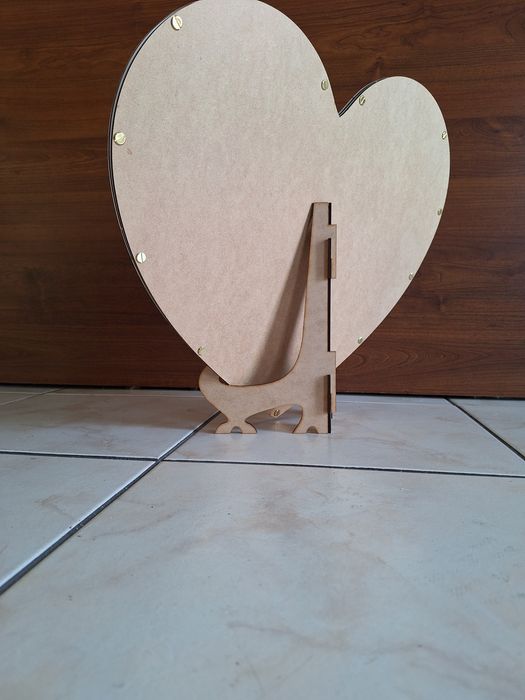 Księga Gości Serce Ślub Wesele Wrzucane Serca 3D