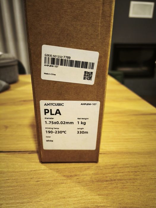 Filamento branco pla 1kg