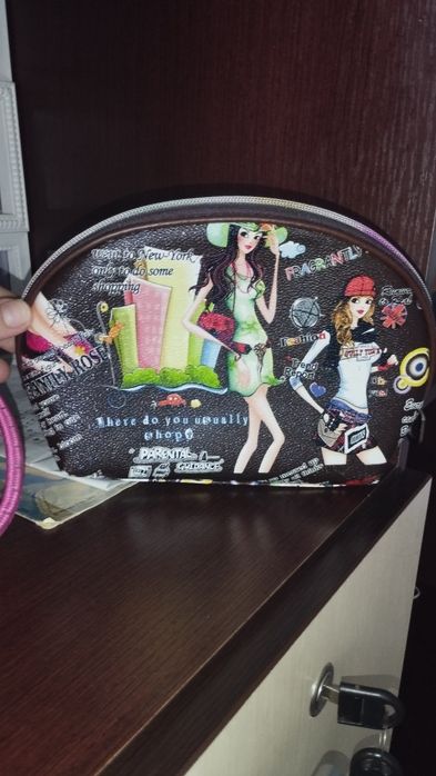 Брелок серце косметика скакалка