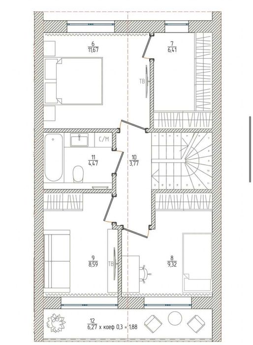 Продаж Дуплексу в новому котеджному містечку всього в 30 км від Києва
