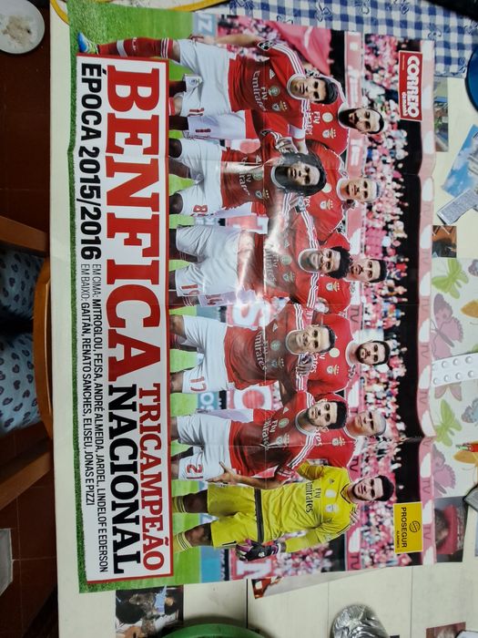 Itens coleccionáveis do benfica