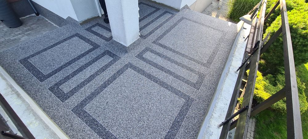 Żywica KAMIENNY DYWAN  Schody Balkon Taras Żywica