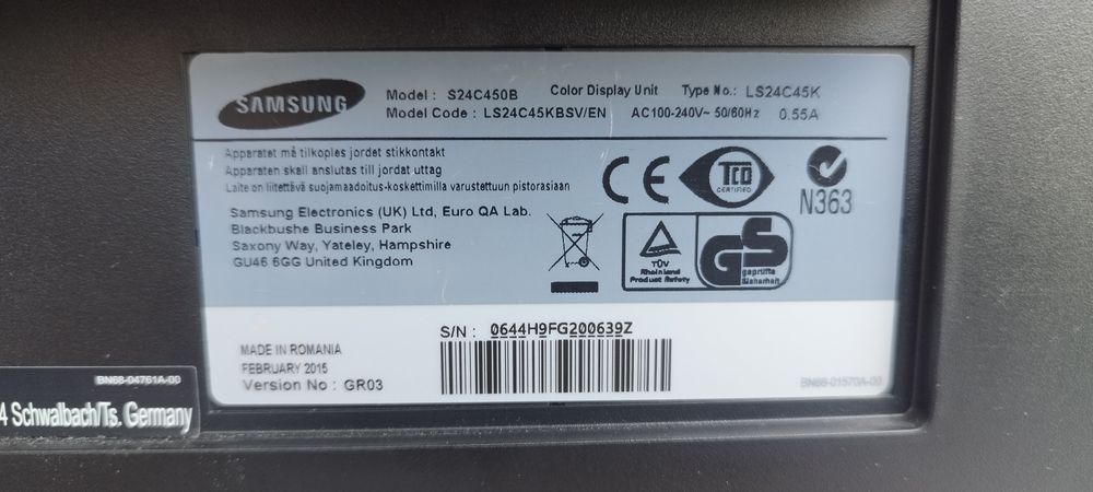 Монитор Samsung S24C450