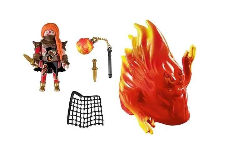 PLAYMOBIL Knights NOVELMORE 70227 Ognisty Duch Wojowników Burnham C308