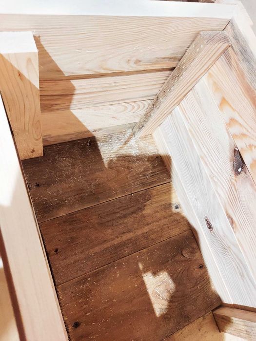 Skrzynka drewniana na kwiaty donica na taras balkon podwórko