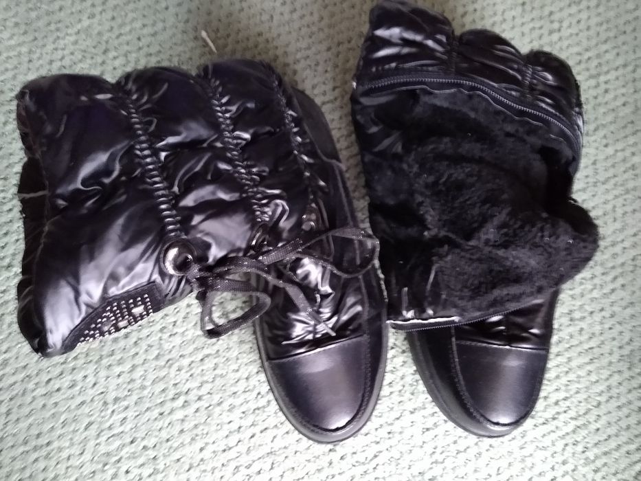 Kozaki damskie eleganckie Barski premium collection