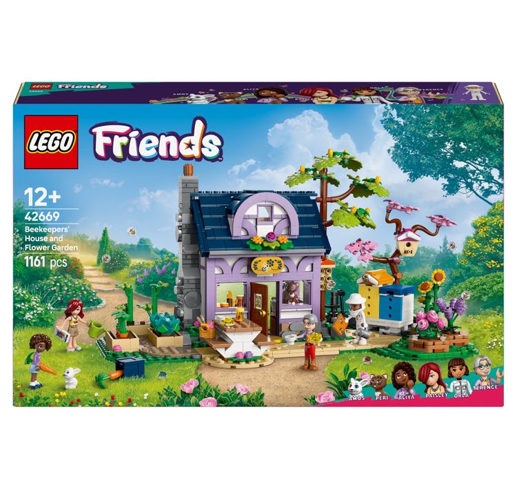 Nowe Klocki LEGO Friends 42669 Dom pszczelarzy i kwiatowy ogród -Sklep