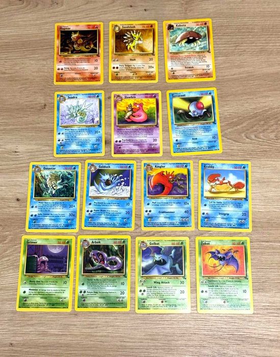 Fossil Cartas Originais Pokémon TCG WOTC - ING