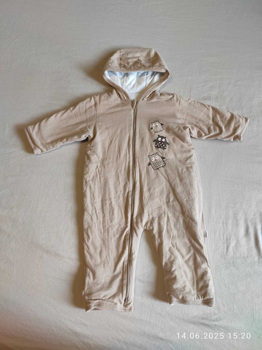 Теплий комбінезон Tutta 3-7 міс. 70см. / Совуні