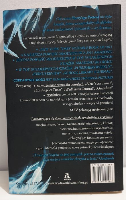 Książka Córka dymu i kości Laini Taylor