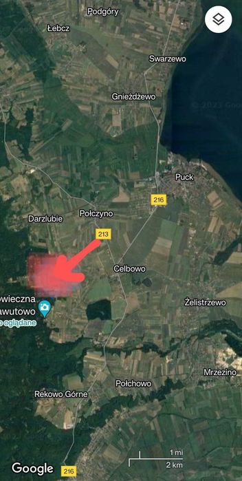 Działka budowlana uzbrojona Brudzewo powiat pucki