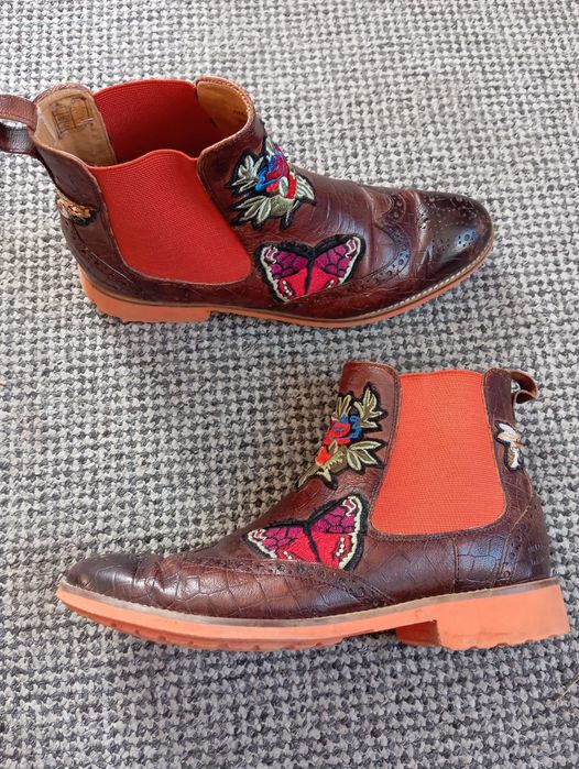 Skórzane botki sztyblety marki Melvin & Hamilton, model Amelie  r. 41