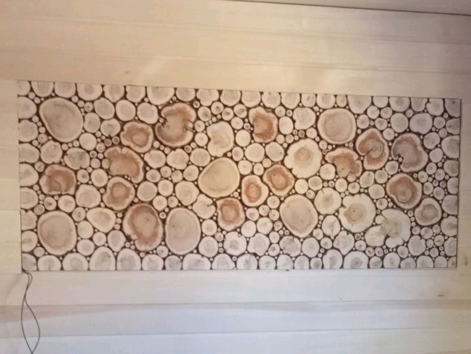 Панно з ялівцю можжевельник панелі декор для бані