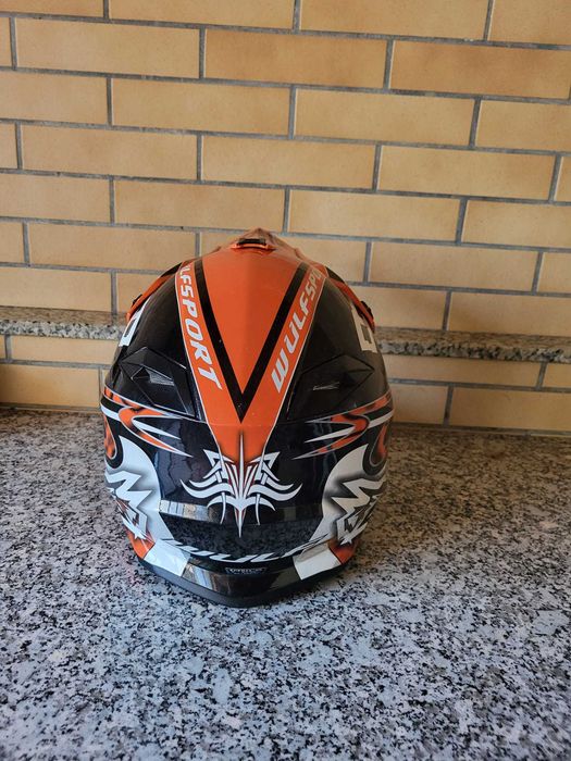 Conjunto Motocross - Capacete/colete