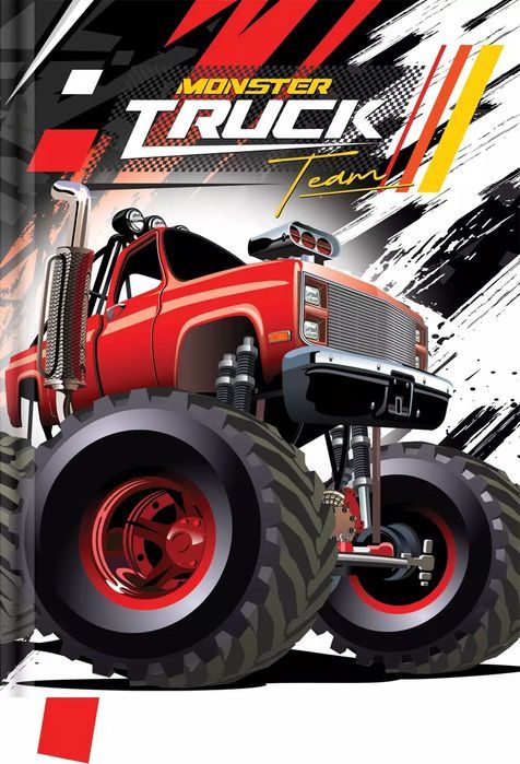 Pamiętnik Monster Truck Team 80 kartek. YR Creativ Company