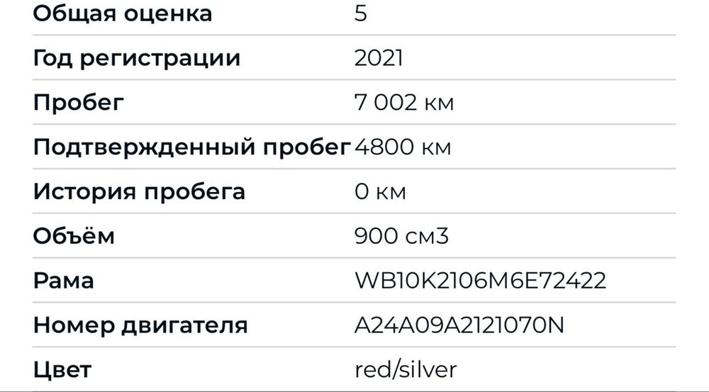 BMW F900XR 2021 рік 7002 км пробіг