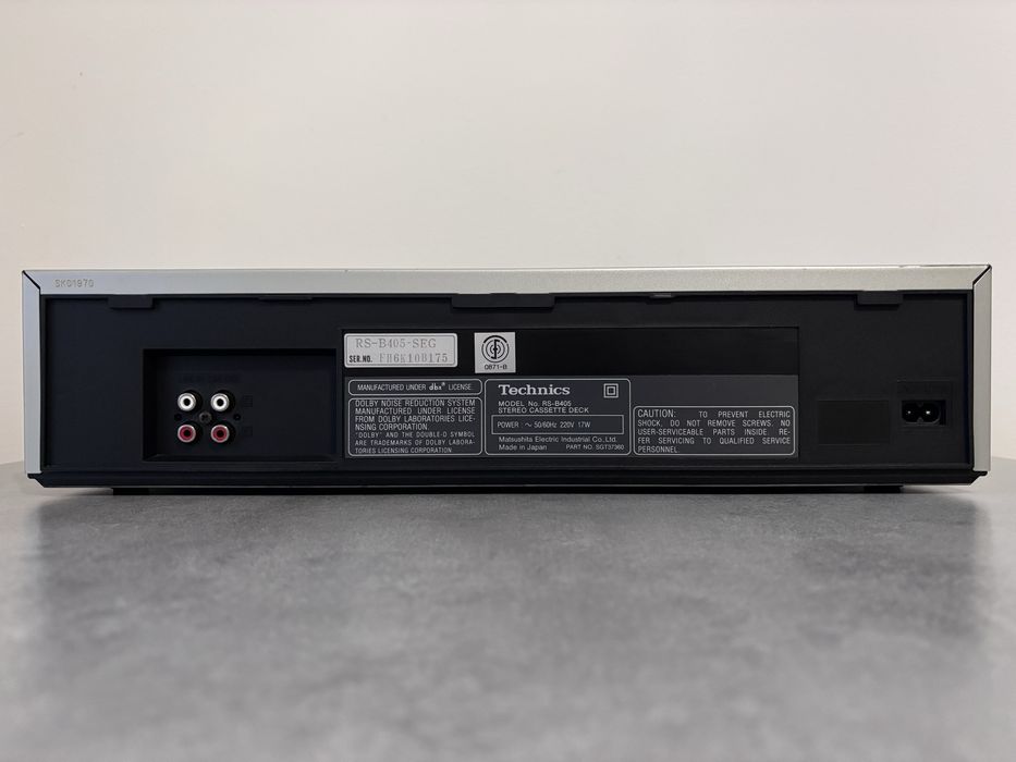 Technics RS-B405 DBX – srebrny – stan bardzo dobry