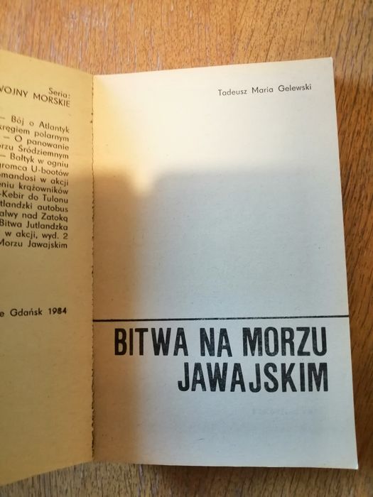 Książka Bitwa na morzu Jawajskim